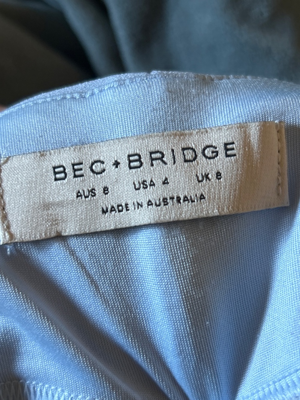 Bec + Bridge Karina Tuck Midi Dress in Periwinkle READ DESCRIPTION - Picture 12 of 13